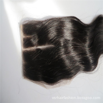 Top Quality Middel Part Brazilian Virgin Remy Hair Lace Closure